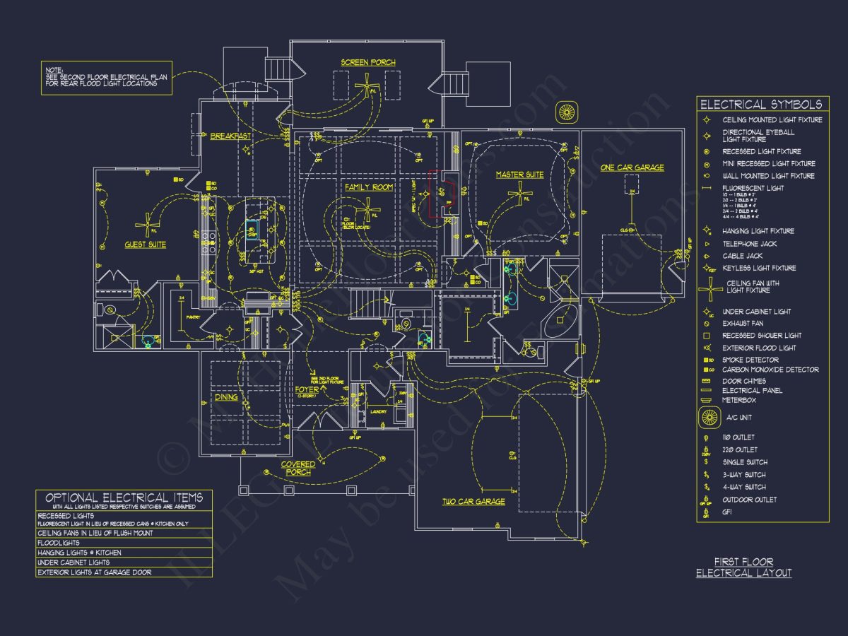 Stunning house Floor Plan with Blueprint & CAD Designs