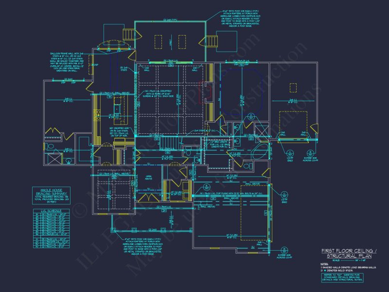 Stunning house Floor Plan with Blueprint & CAD Designs
