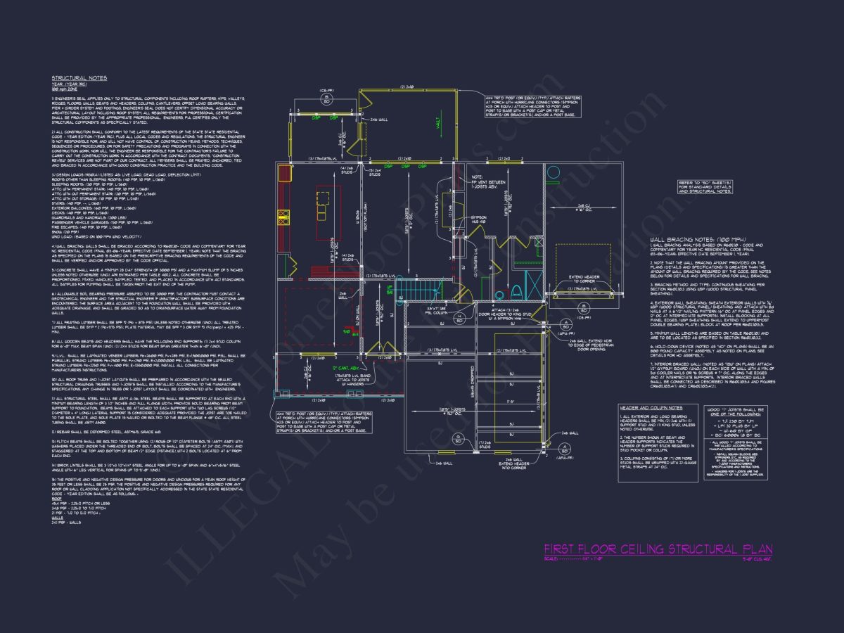 Stunning house Floor Plan with Blueprint Designs and CAD