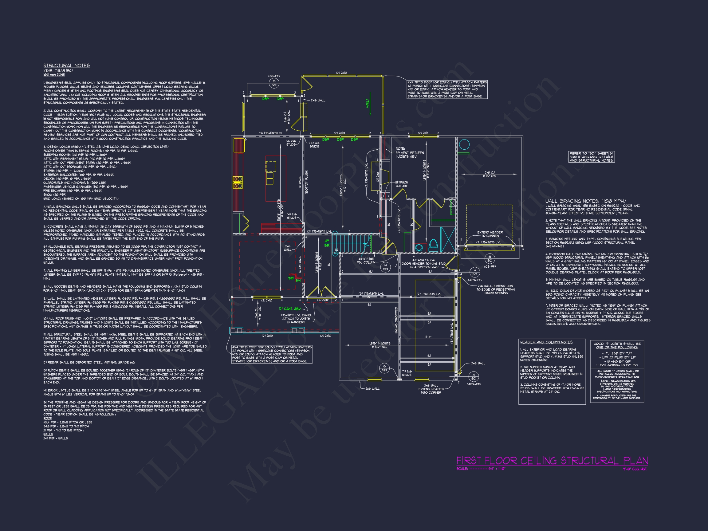 Stunning Home Floor Plan with Blueprint Designs and CAD