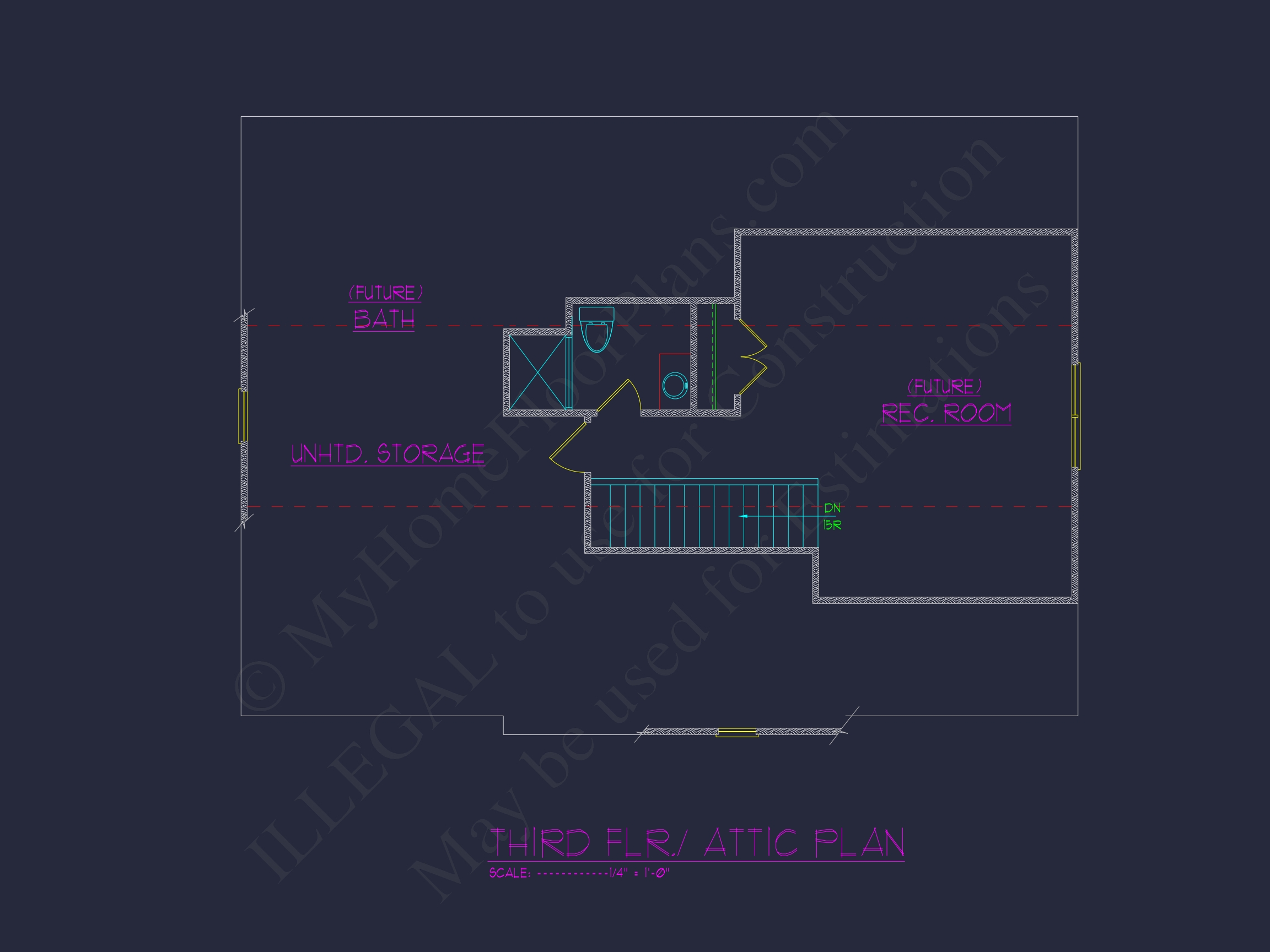 Stunning Home Floor Plan with Blueprint Designs and CAD