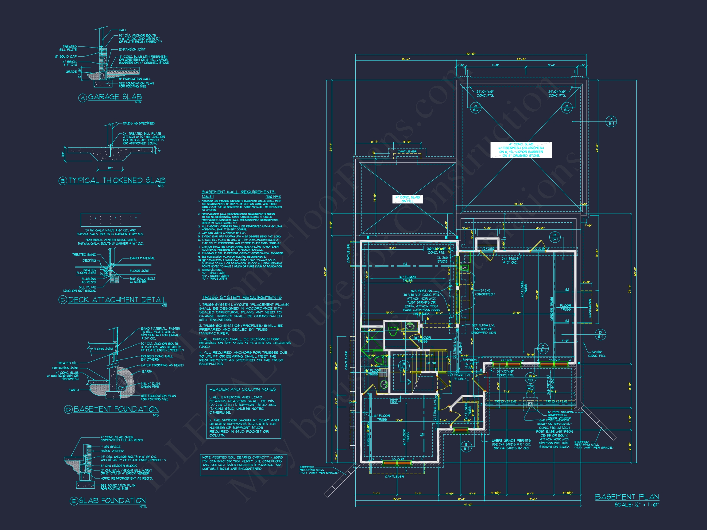 Stunning Home Floor Plan with Blueprint and CAD Designs