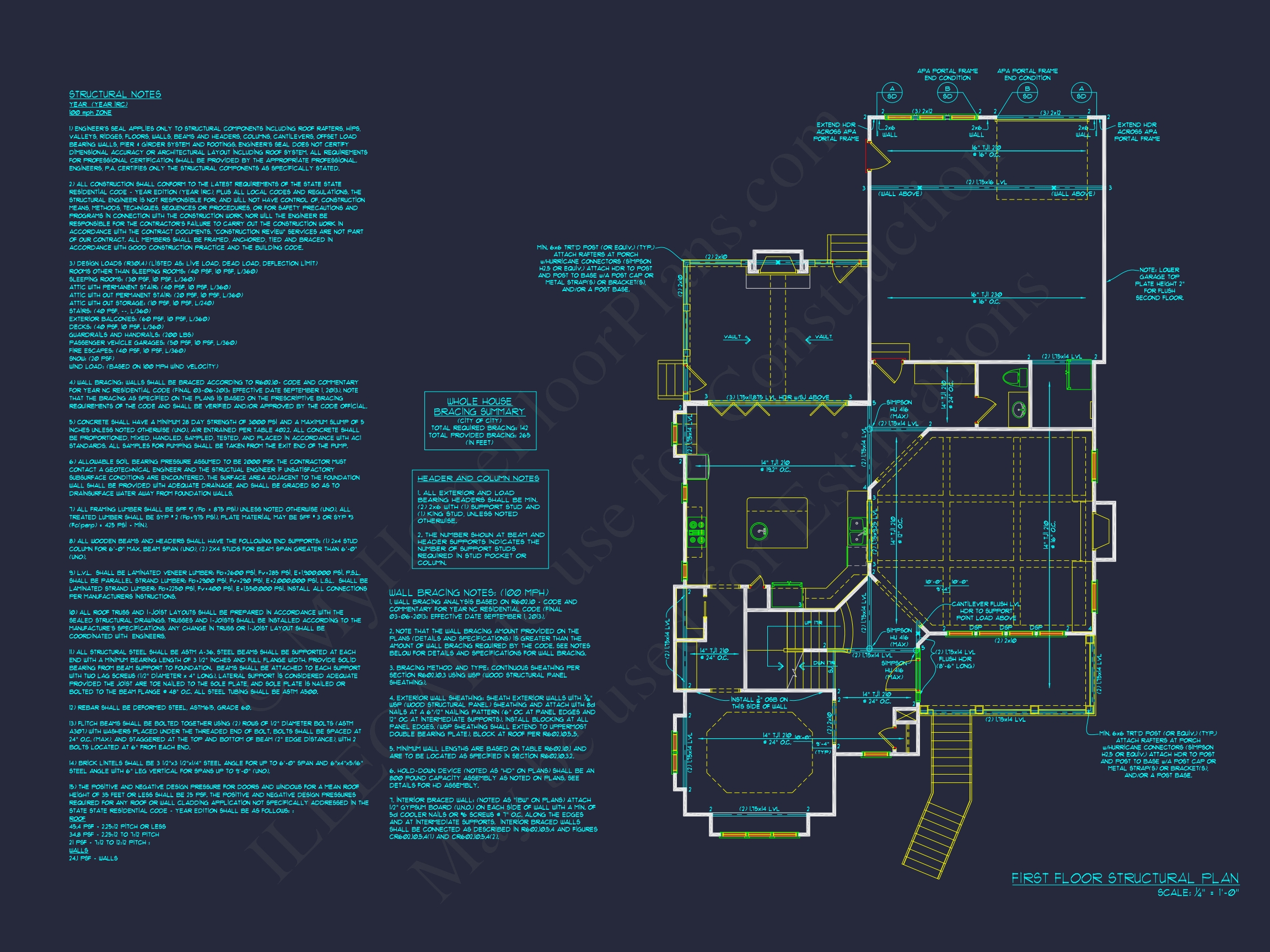 Stunning Home Floor Plan with Blueprint and CAD Designs