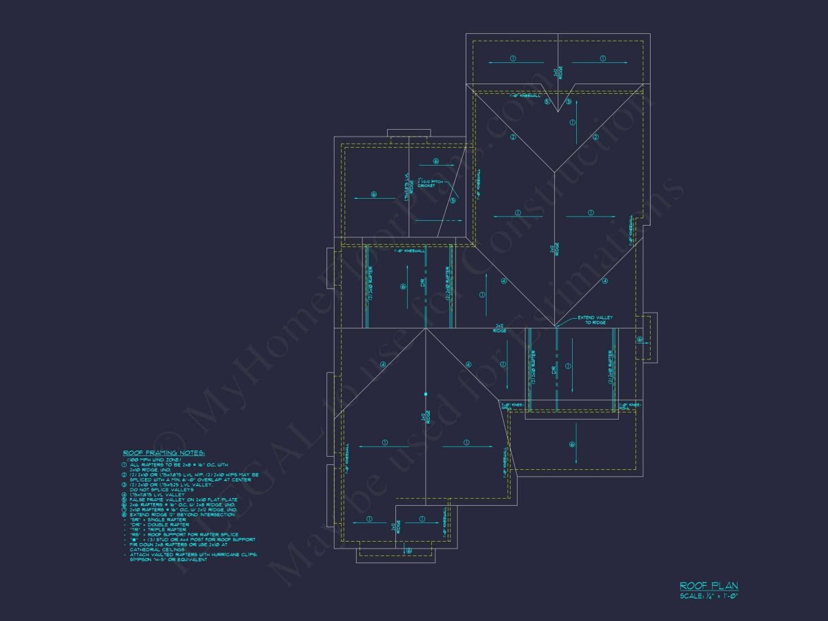 Stunning house Floor Plan with Blueprint and CAD Designs