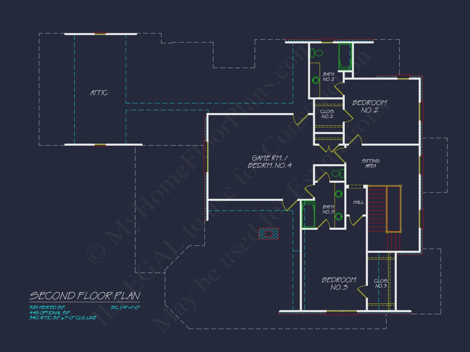 Stunning house Floor Plan with CAD Designs & Blueprint Features