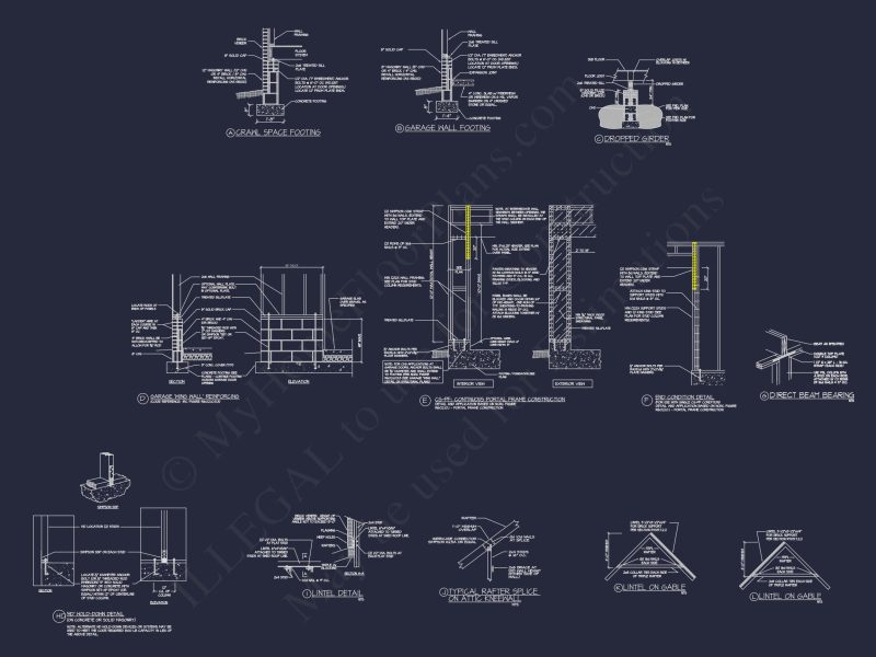 Stunning house Floor Plan with CAD Designs & Blueprint Features
