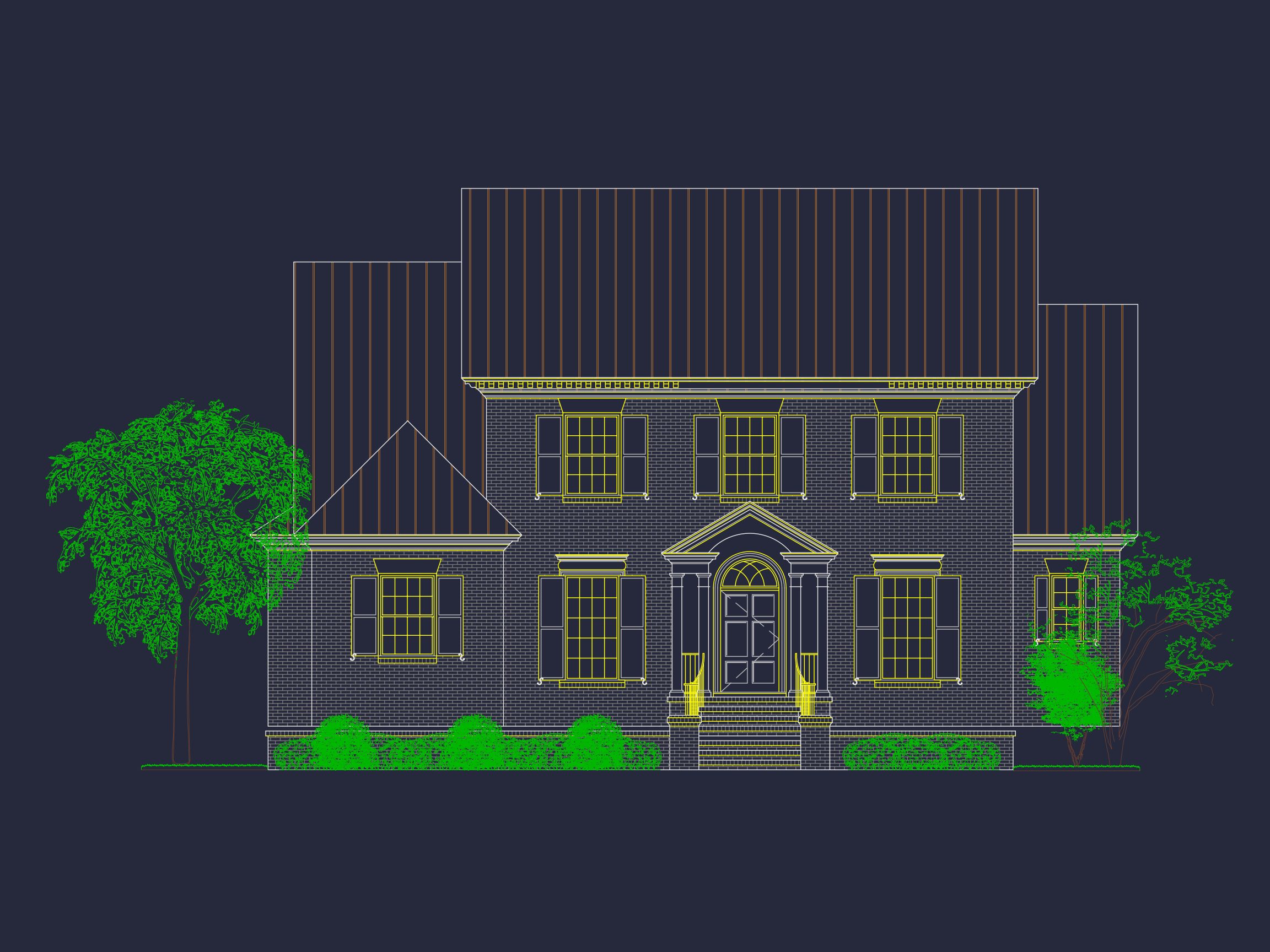 Stunning house Floor Plan with CAD Designs & Blueprint Features