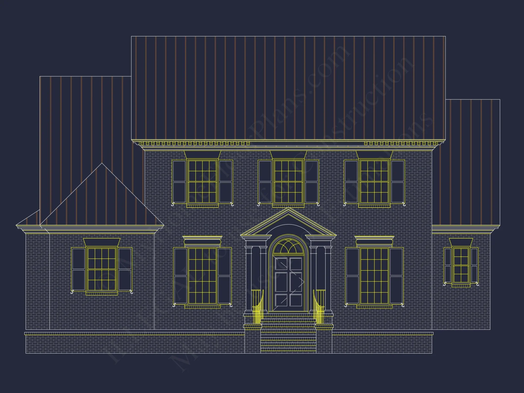 Stunning house Floor Plan with CAD Designs & Blueprint Features