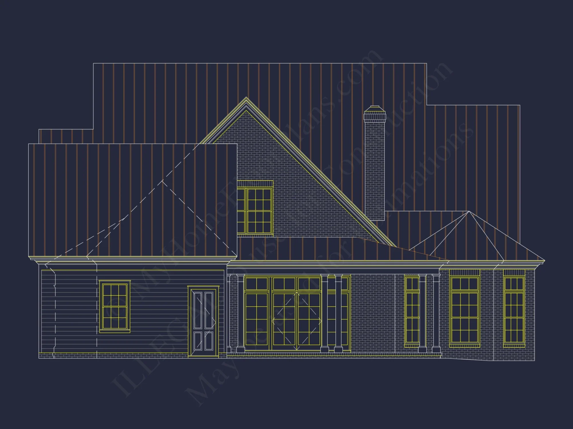 Stunning house Floor Plan with CAD Designs & Blueprint Features