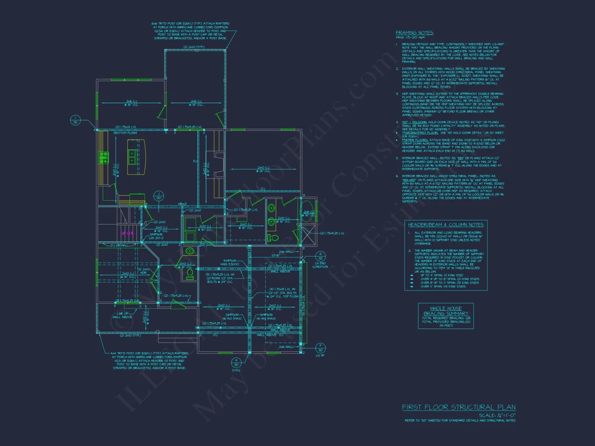 Stunning house Floor Plan with CAD Designs & Blueprints
