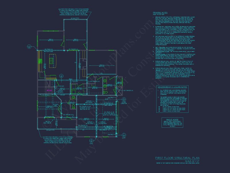 Stunning house Floor Plan with CAD Designs & Blueprints