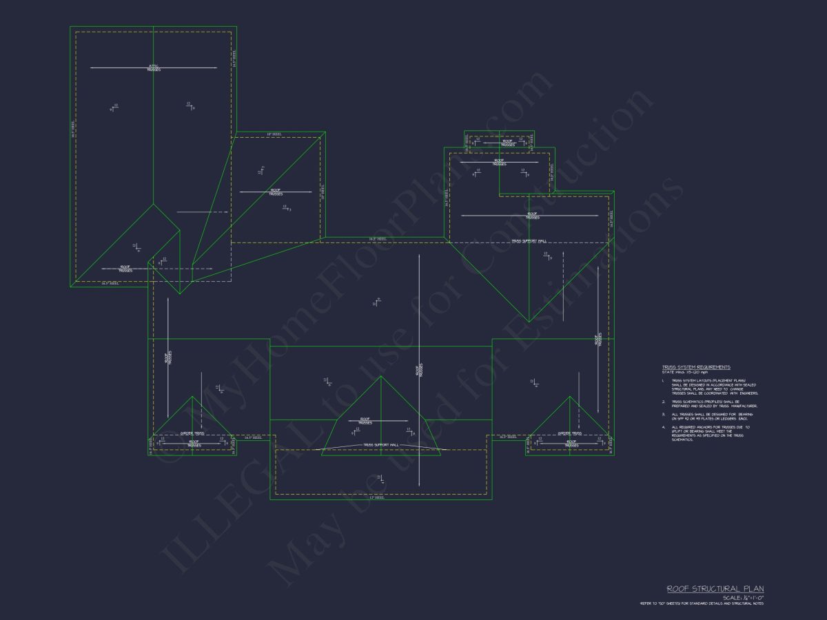 Stunning house Floor Plan with Open Layout, CAD Designs & Blueprint