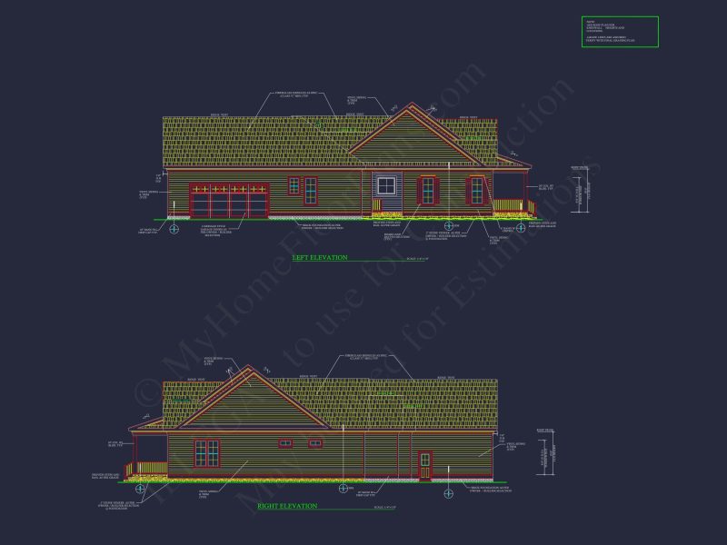 Stunning house Floor Plan with Open Layout, CAD Designs & Blueprint