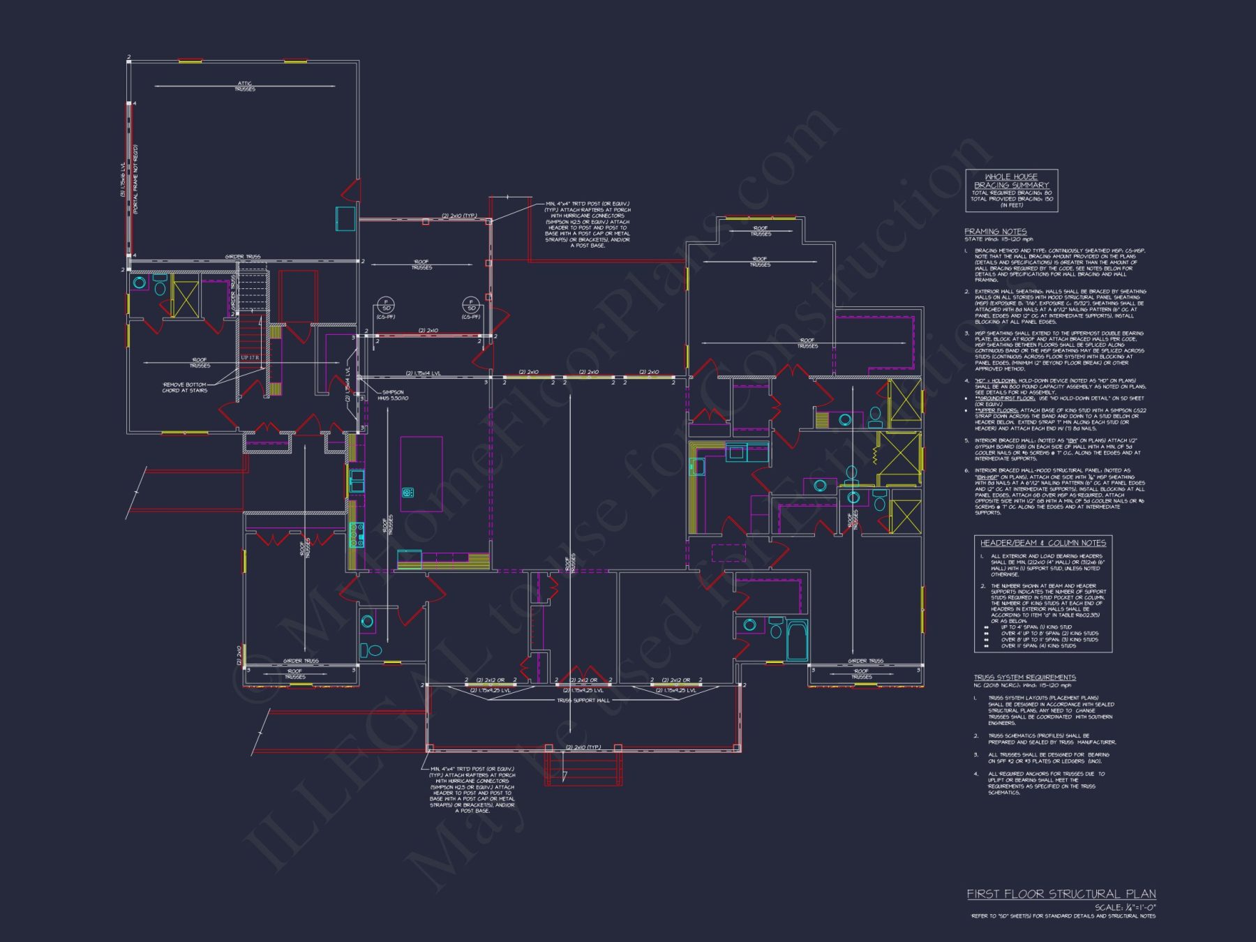 Stunning house Floor Plan with Open Layout, CAD Designs & Blueprint