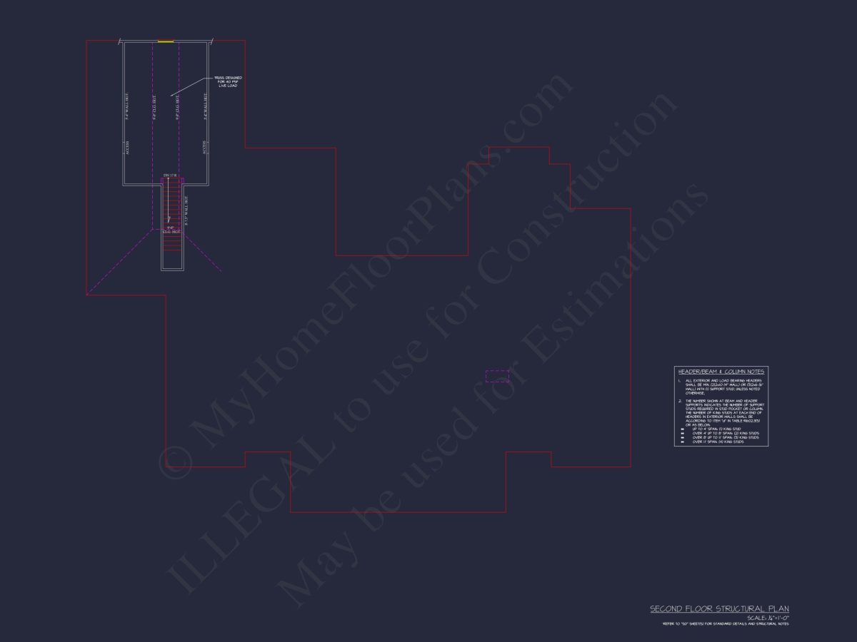 Stunning house Floor Plan with Open Layout, CAD Designs & Blueprint
