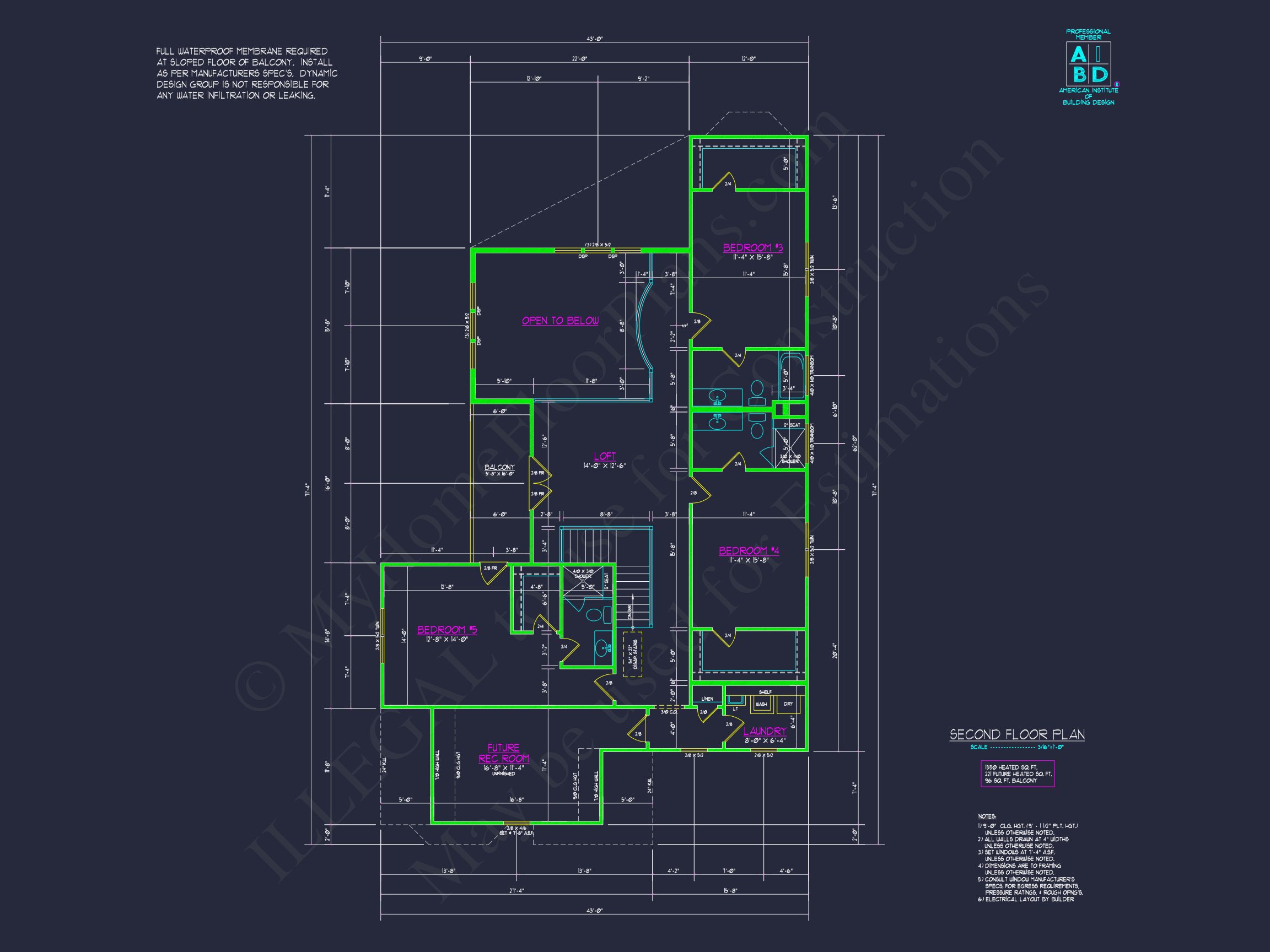 Stunning house Floor Plan – 5 Bedrooms,2 Floors,CAD Designs