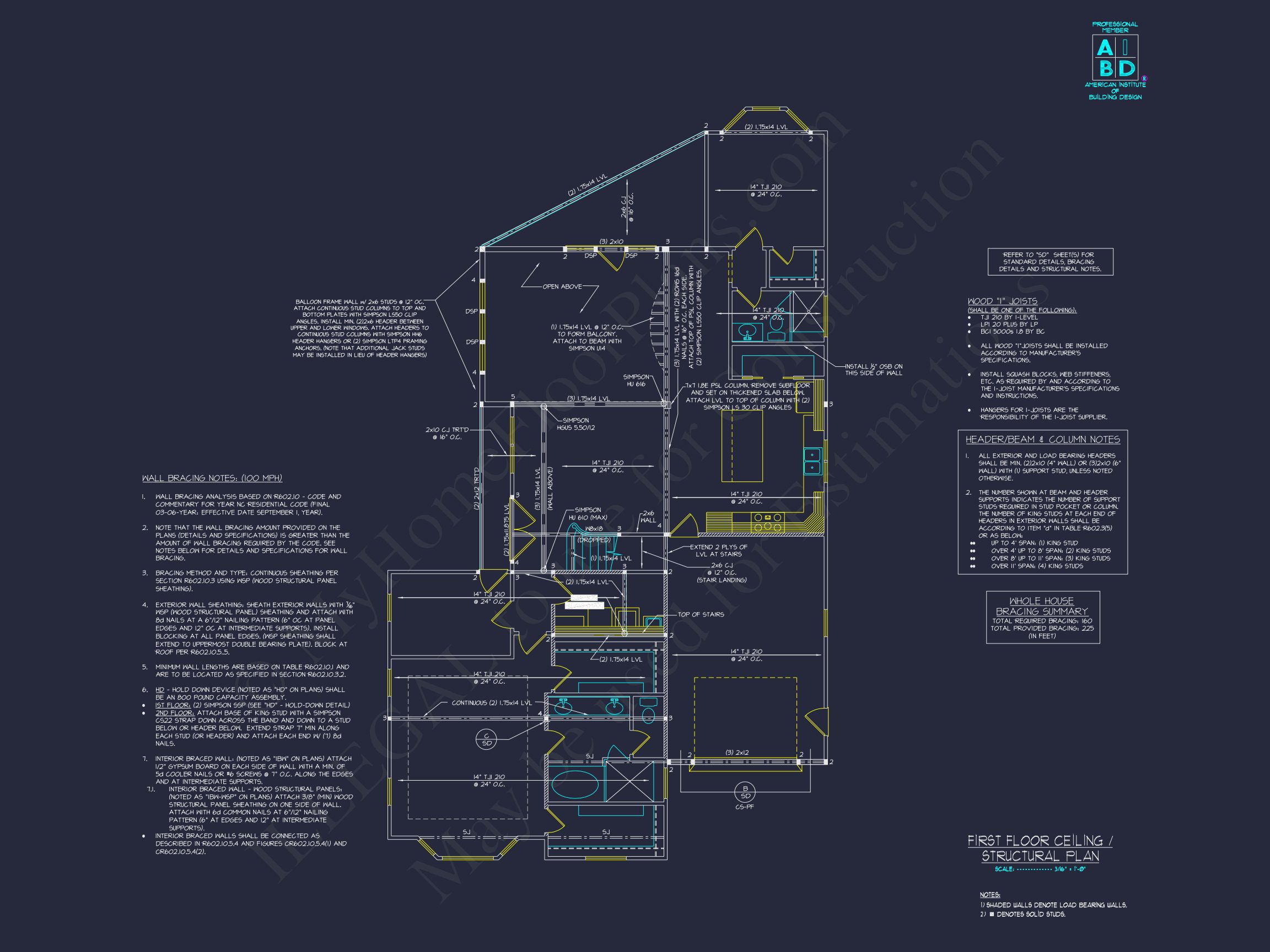 Stunning house Floor Plan – 5 Bedrooms,2 Floors,CAD Designs