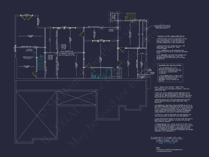 Stunning house Plan Blueprint with Floor Designs and CAD