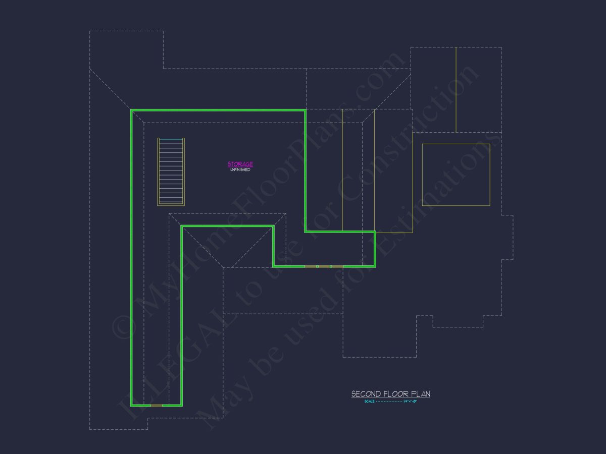 Stunning house Plan Blueprint with Floor Designs and CAD
