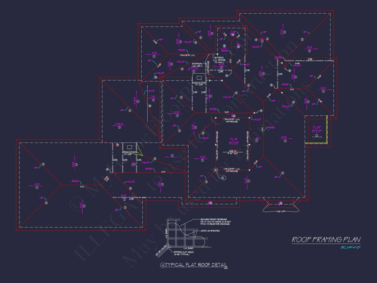 Stunning house Plan Design with Architectural CAD Blueprint