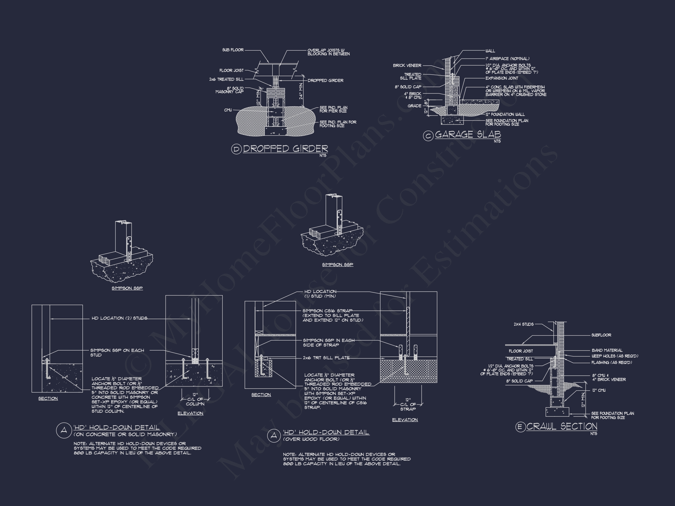 Stunning Home Plan Design with Architectural CAD Blueprint