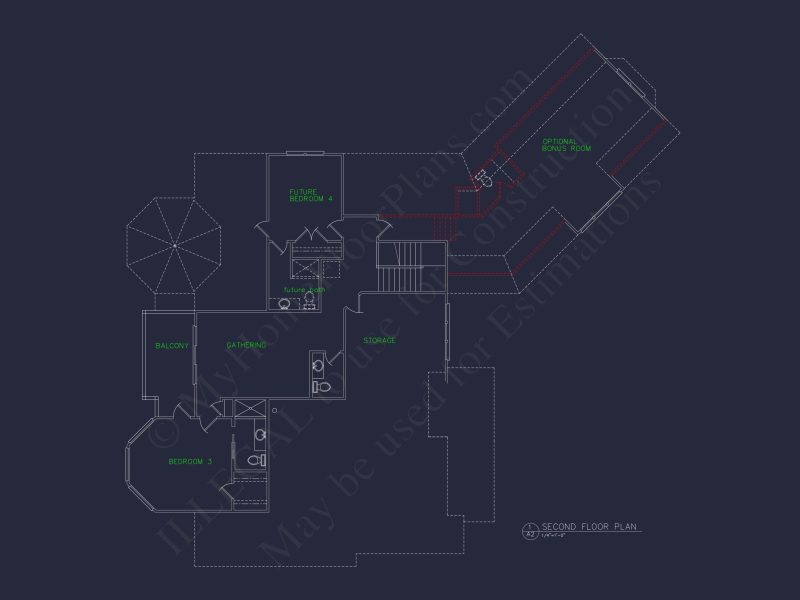 Stunning house Plan Featuring 3, 565 Sqft, CAD Designs & Floor Plans