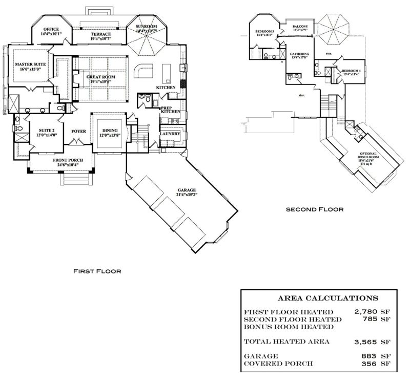 Stunning house Plan Featuring 3, 565 Sqft, CAD Designs & Floor Plans
