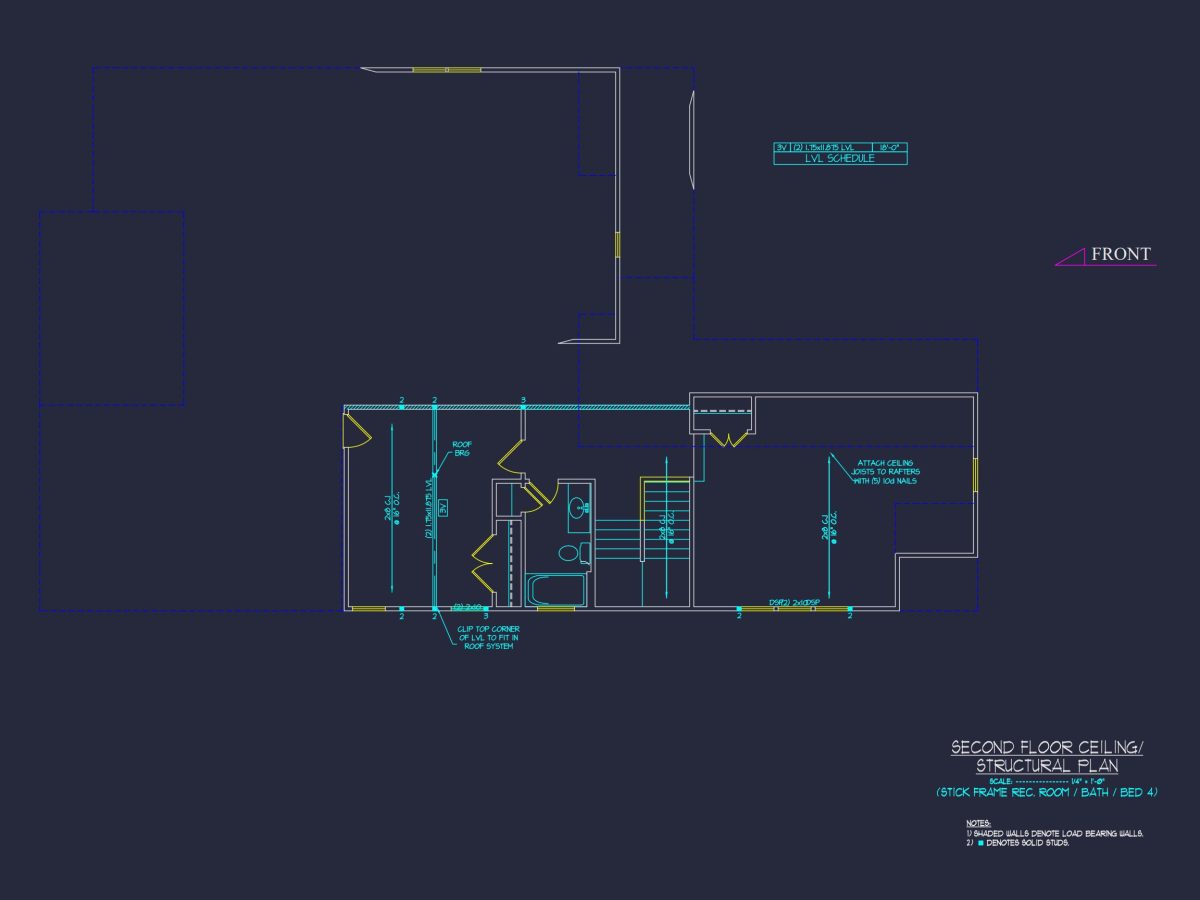 Stunning house Plan with 1.5 Floors, CAD Designs, and Blueprint