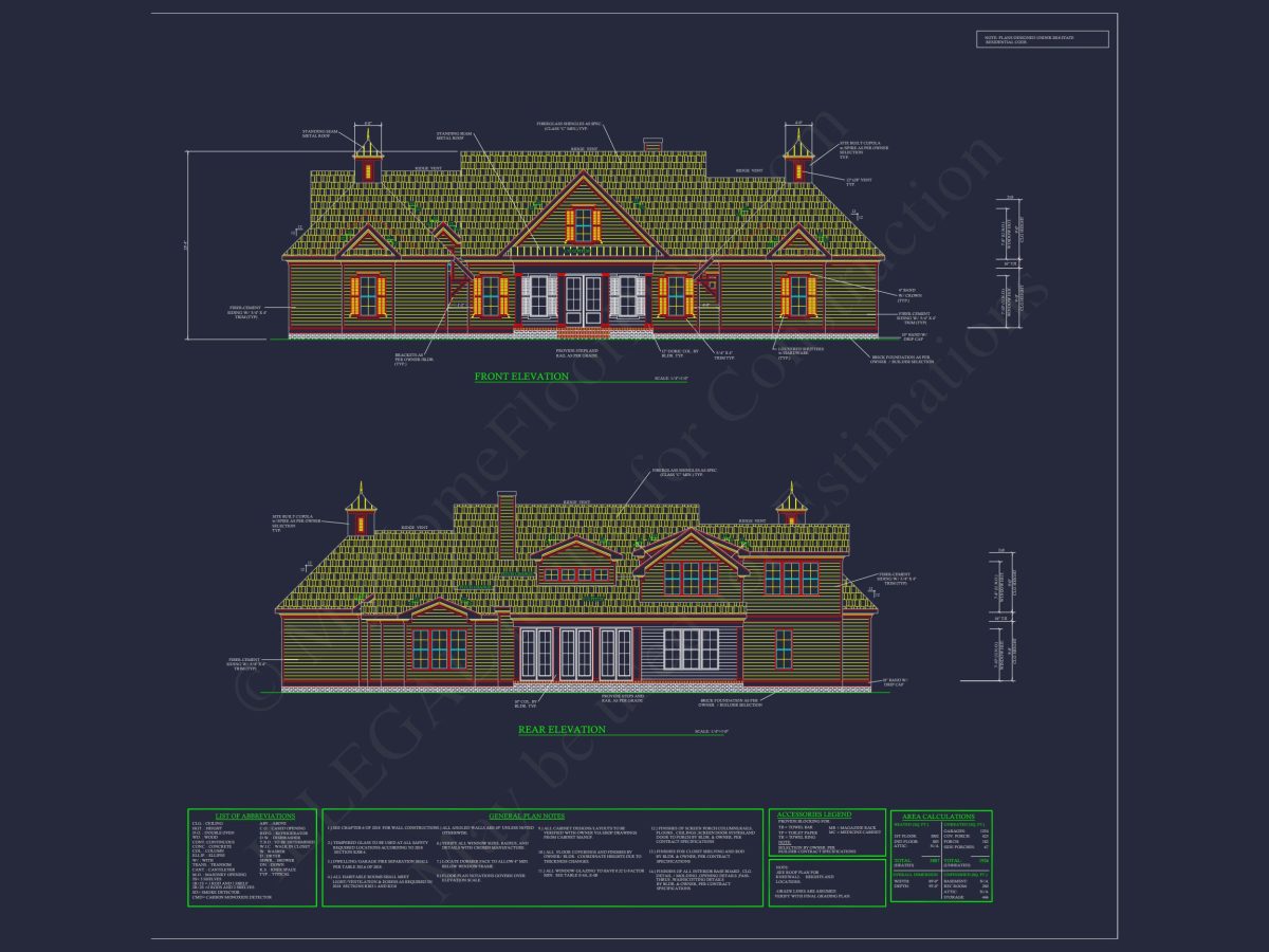 Stunning house Plan with 2 Floors, CAD Blueprint & Designs