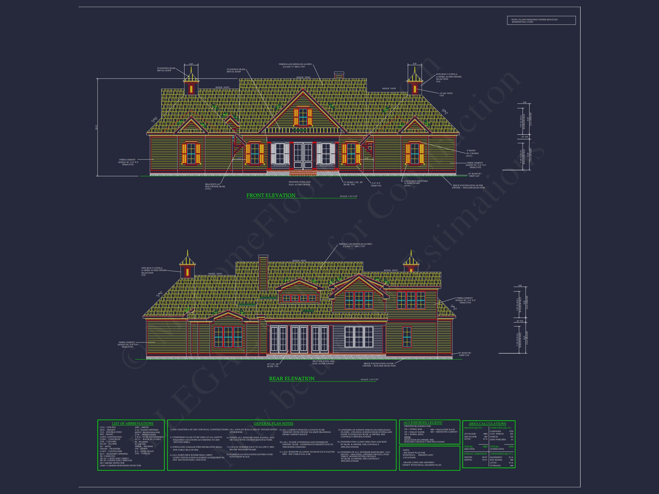 Stunning house Plan with 2 Floors,CAD Blueprint & Designs