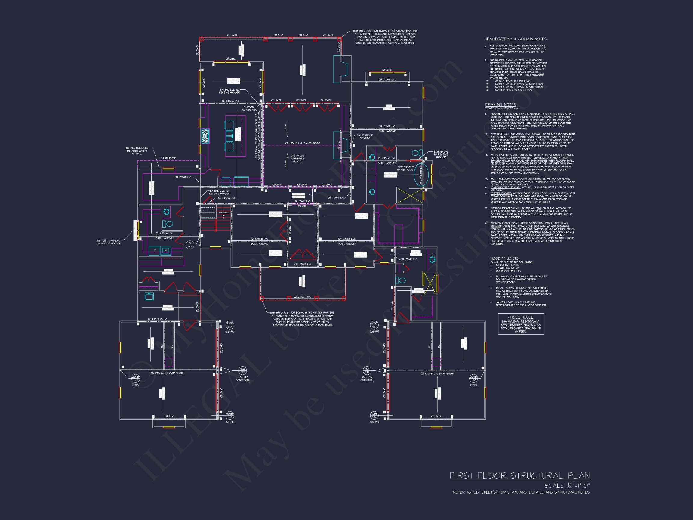 Stunning house Plan with 2 Floors,CAD Blueprint & Designs