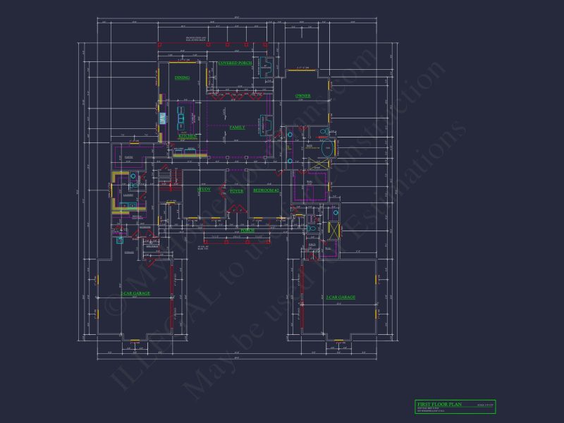 Stunning house Plan with 2 Floors, CAD Blueprint & Designs
