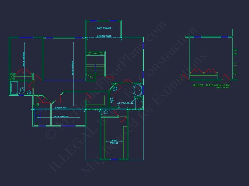 Stunning house Plan with 2 Floors, CAD Designs & Blueprint