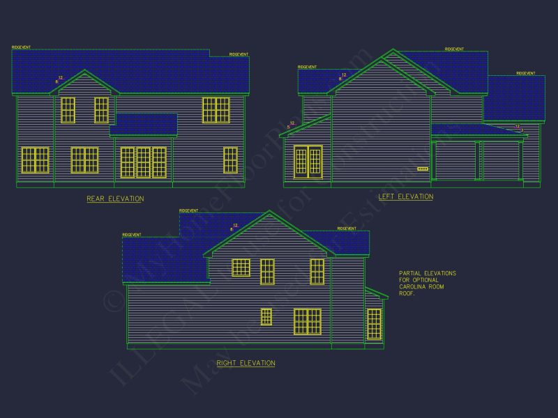 Stunning house Plan with 2 Floors, CAD Designs & Blueprint