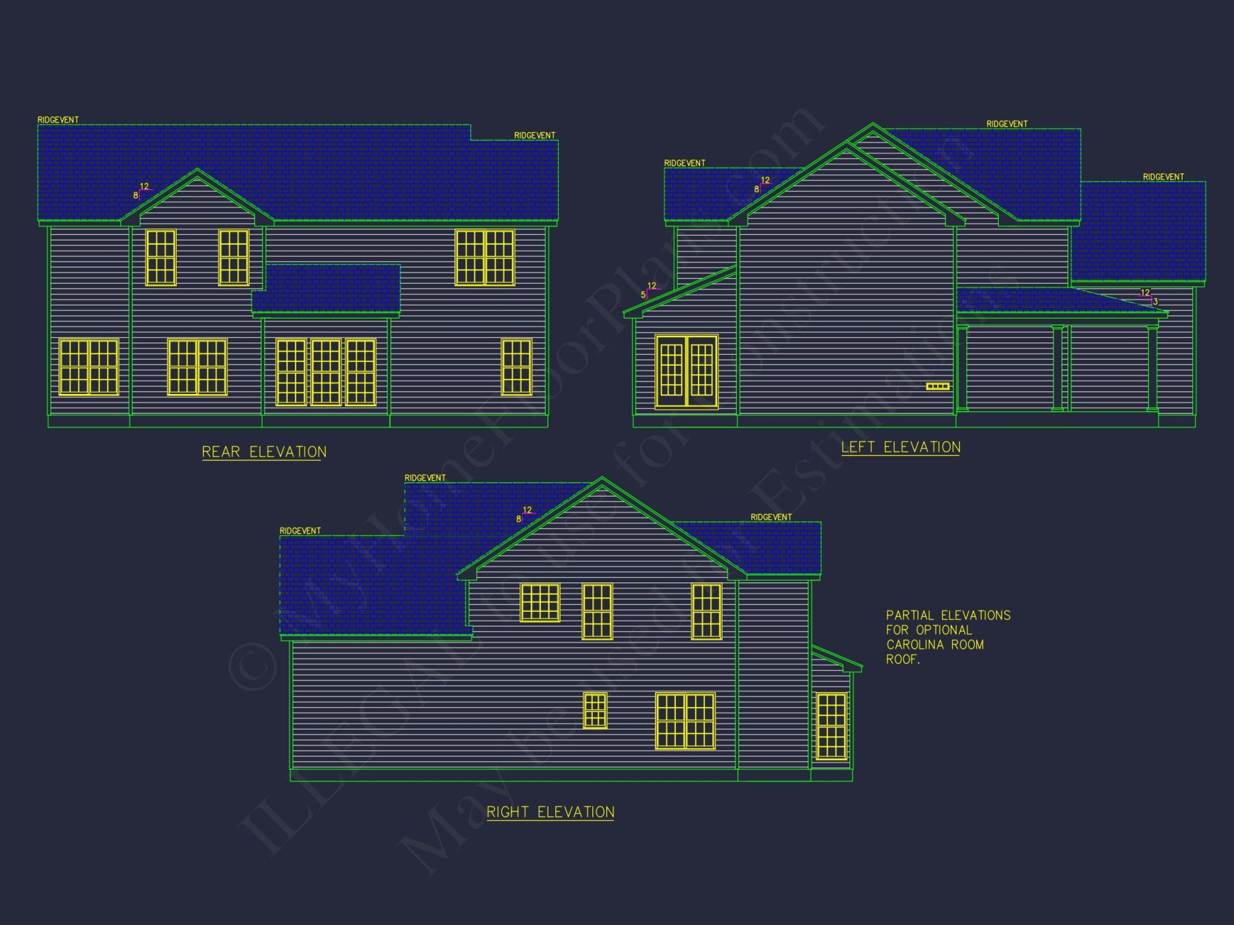 Stunning house Plan with 2 Floors, CAD Designs & Blueprint