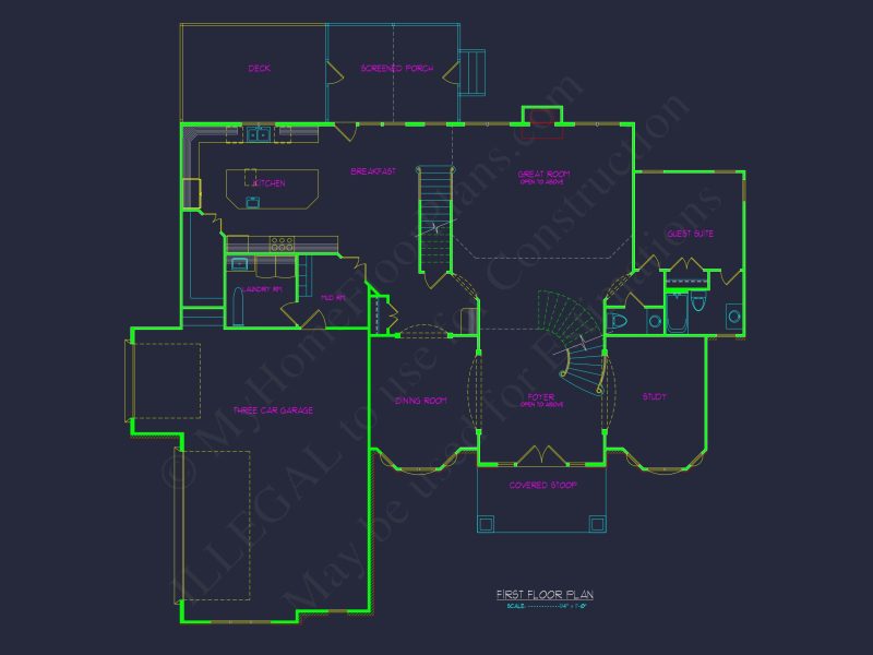 Stunning house Plan with 2 Floors, CAD-Ready Designs Available