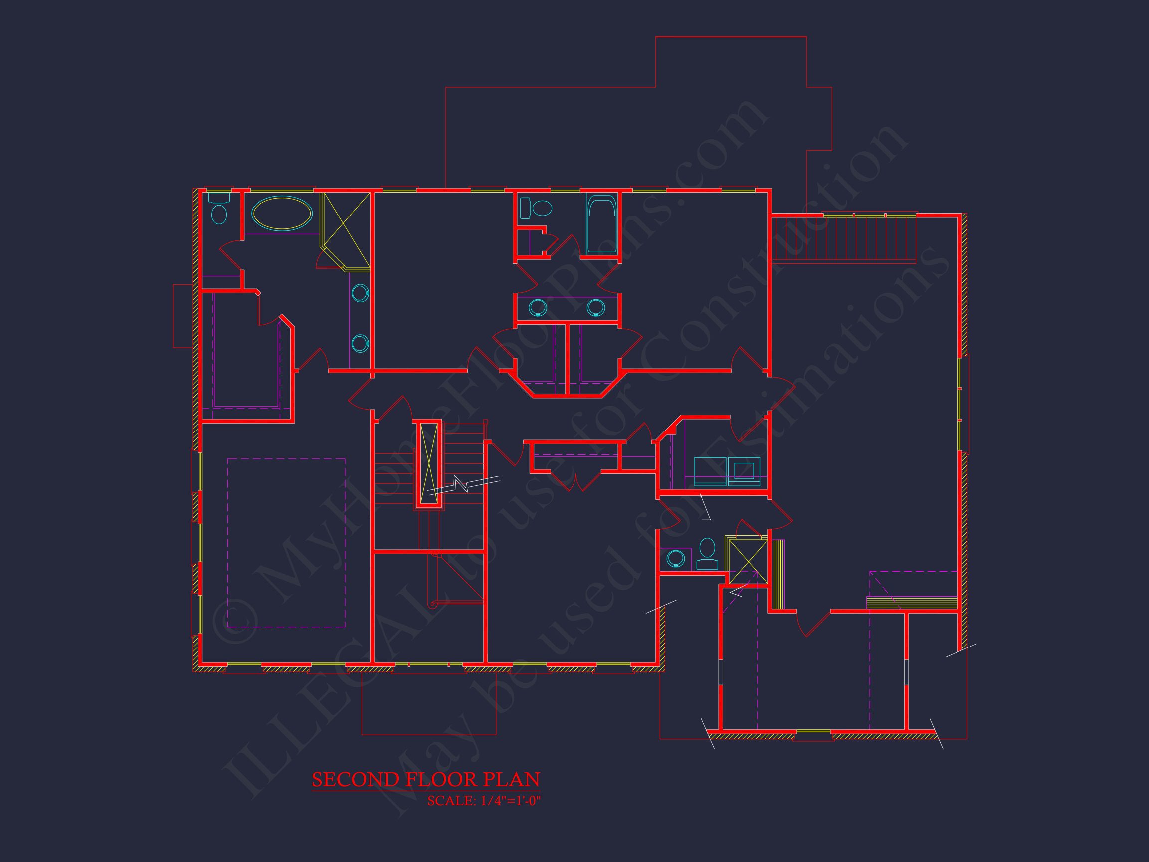 Stunning house Plan with 2.5 Floors,CAD Designs & Features