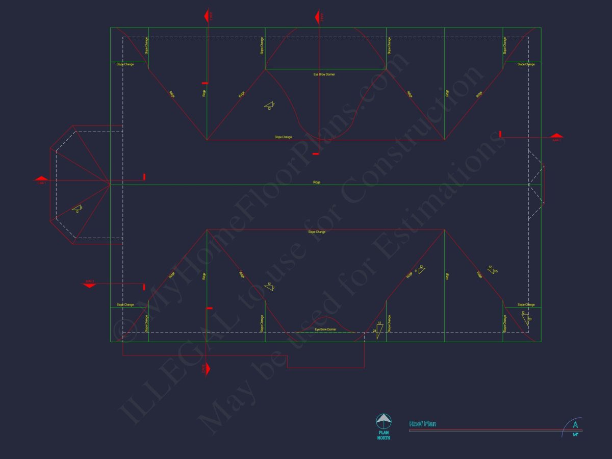 Stunning house Plan with 3D Floor Blueprint CAD Designs