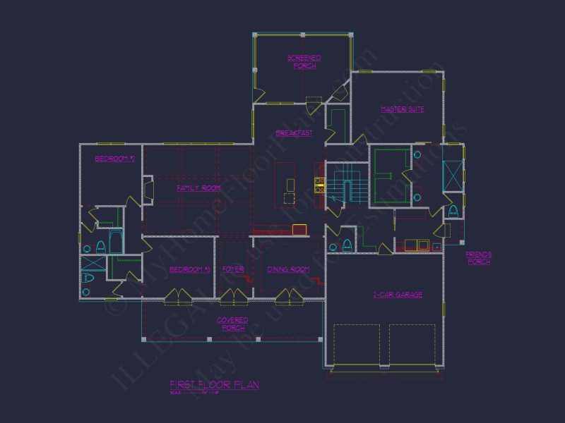 Stunning house Plan with 5 Beds and Spacious Floor Designs