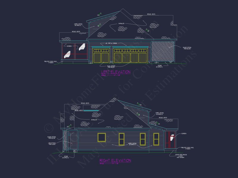 Stunning house Plan with Blueprint Designs for Builders