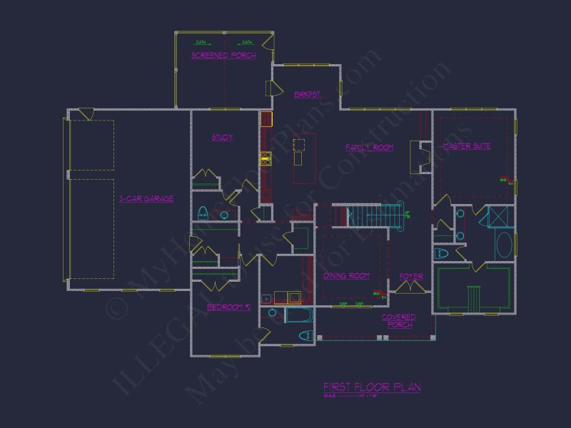 Stunning house Plan with Blueprint Designs for Builders
