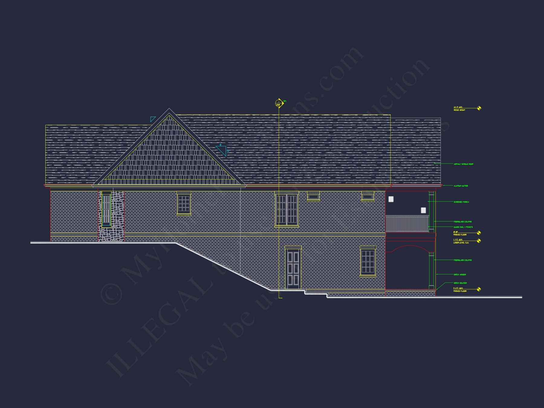 Stunning house Plan with Blueprint, CAD Designs & Features