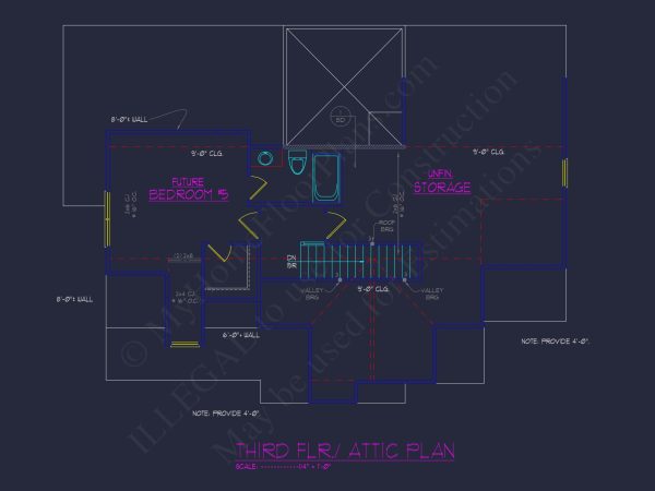 Stunning house Plan with CAD Blueprint