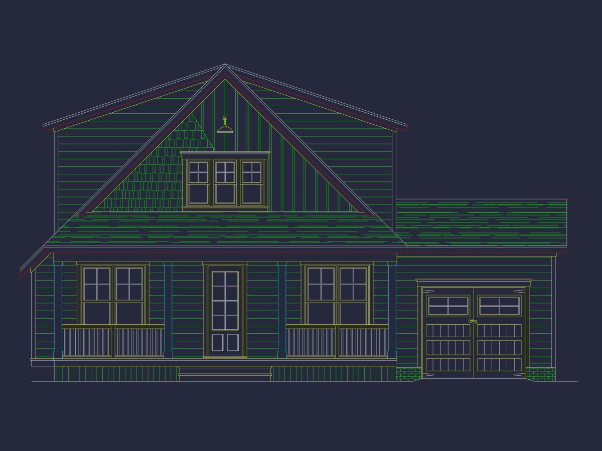Stunning house Plan with Detailed Floor Plan and CAD Designs