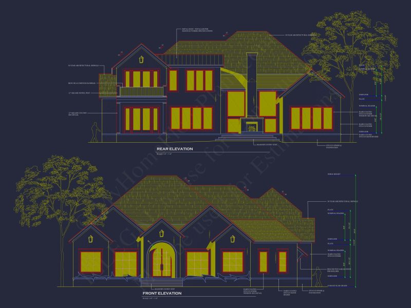 Stunning house Plan with Modern Floor Plan, CAD Designs, and Blueprints