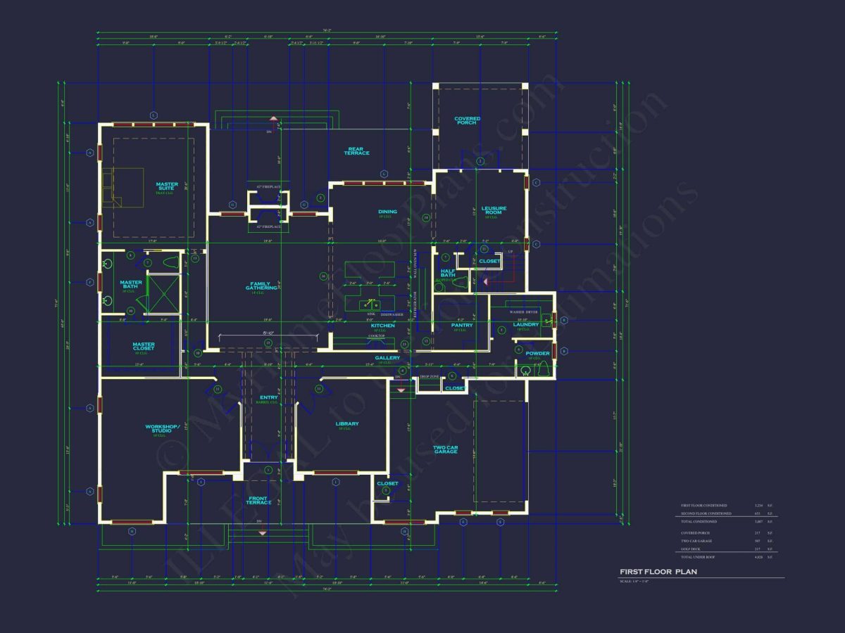 Stunning house Plan with Modern Floor Plan, CAD Designs, and Blueprints