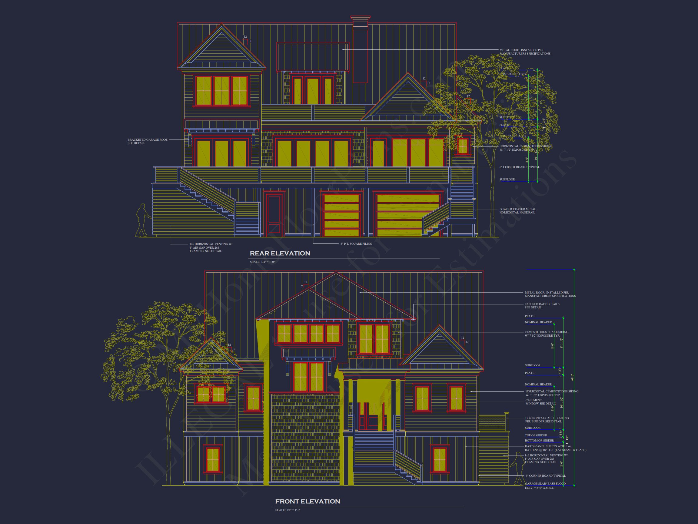 Stunning house Plan with Modern Floor Plans and CAD Designs