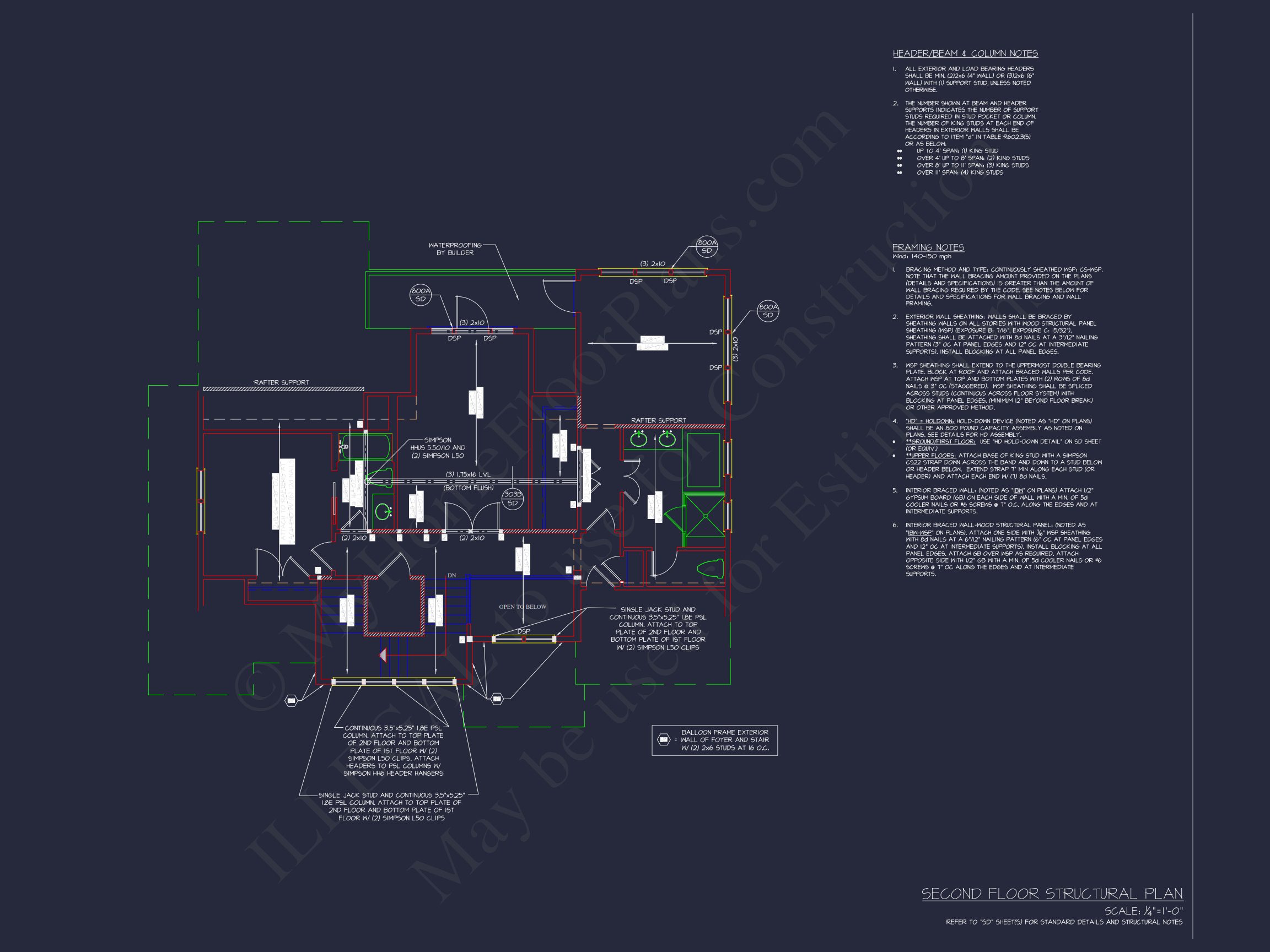 Stunning house Plan with Modern Floor Plans and CAD Designs