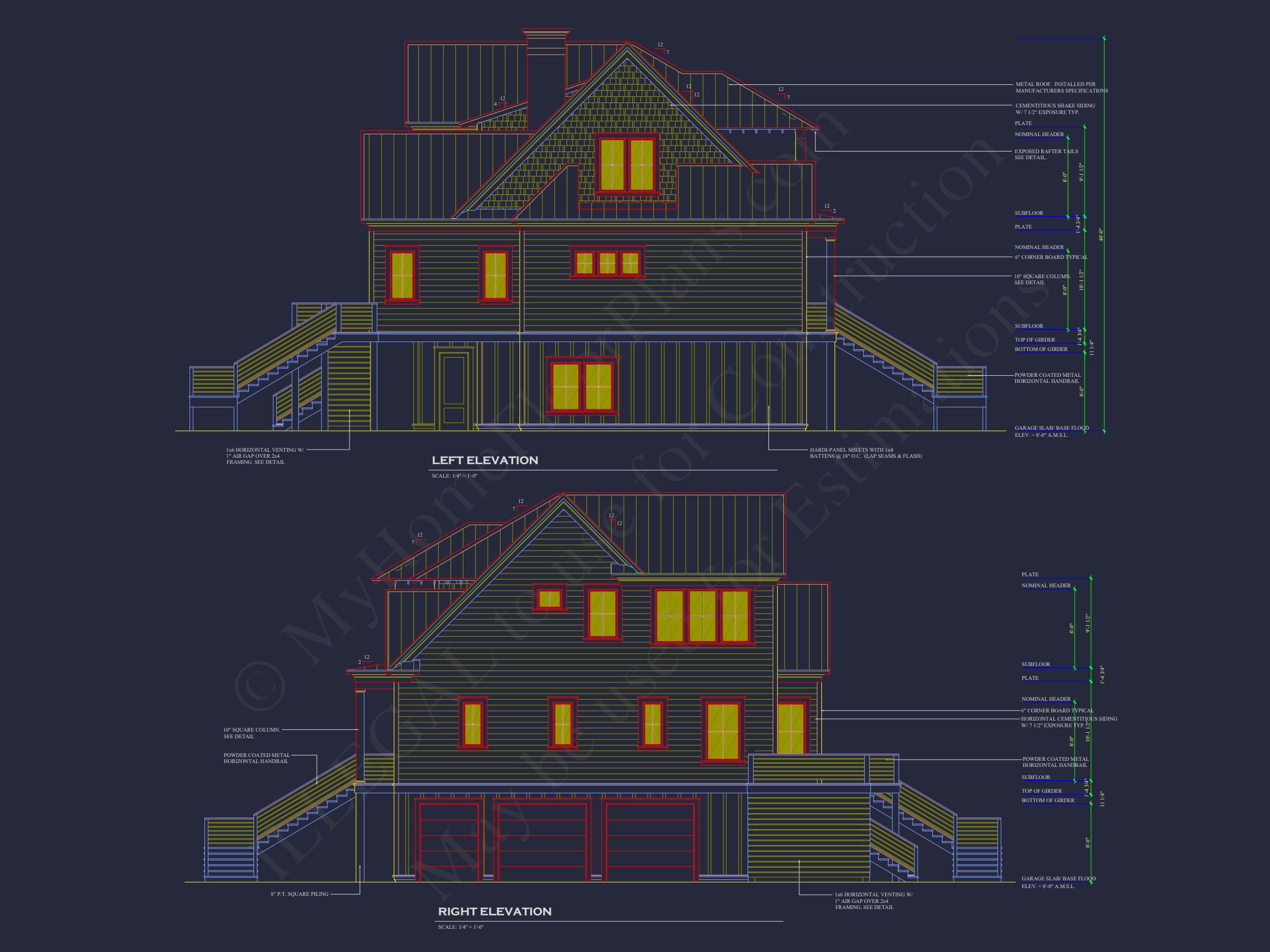 Stunning house Plan with Modern Floor Plans and CAD Designs