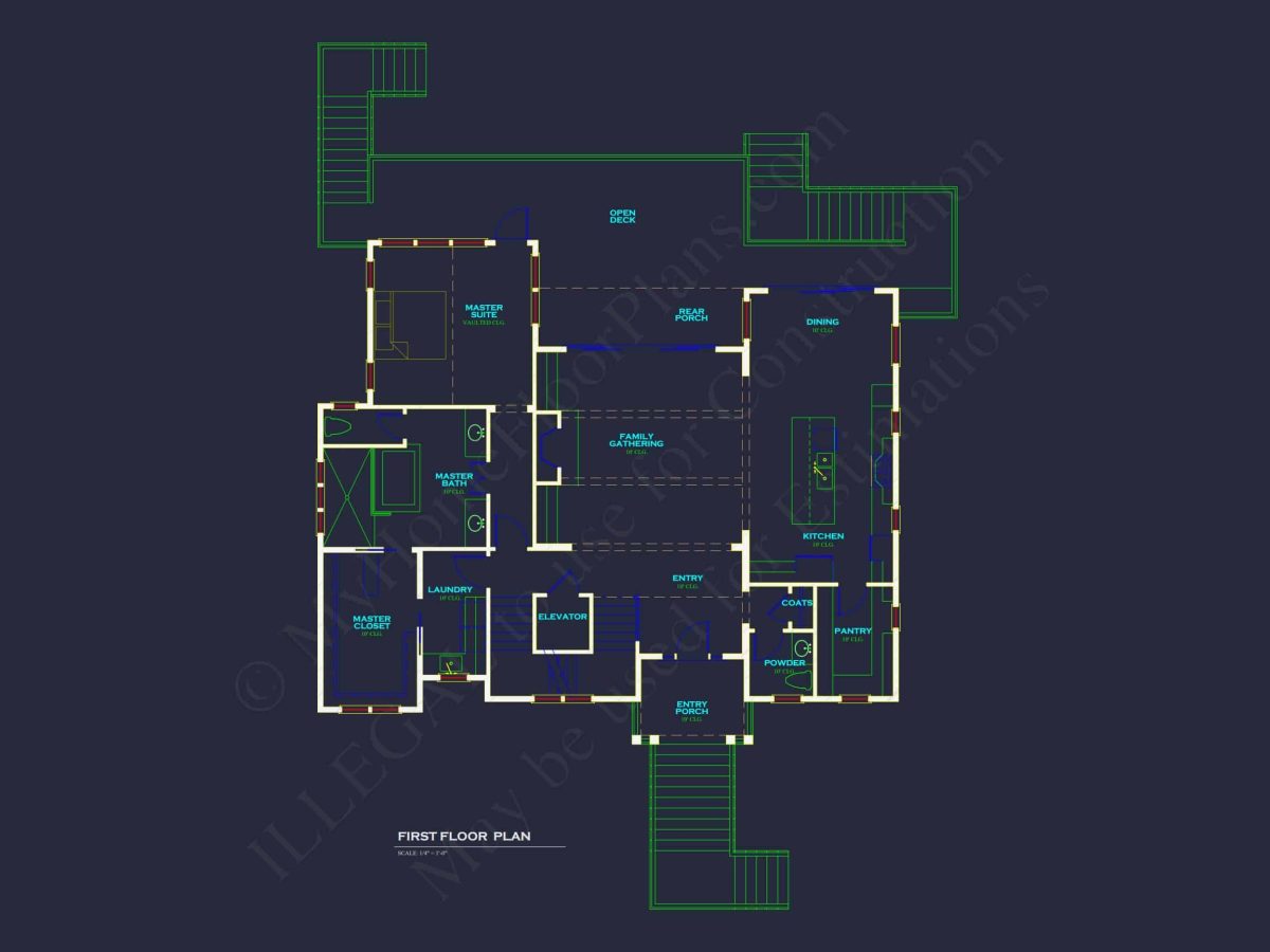 Stunning house Plan with Modern Floor Plans and CAD Designs